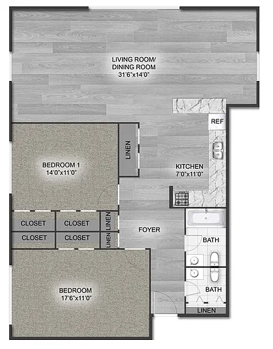 Floor plan The Diamond