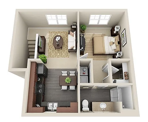 Floor plan Hideaway Upgrade