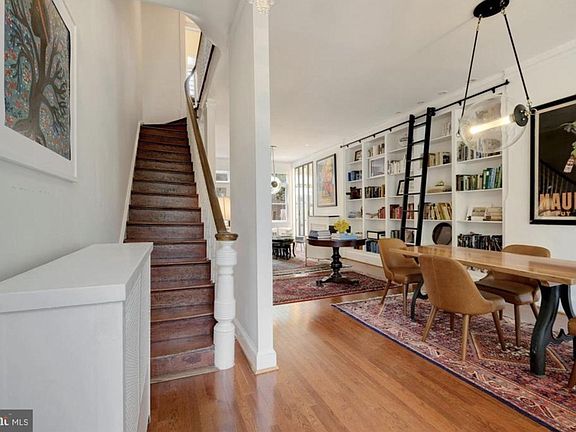 Double parlour living room and stairs