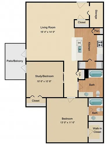 Floor plan Red Oak Redev