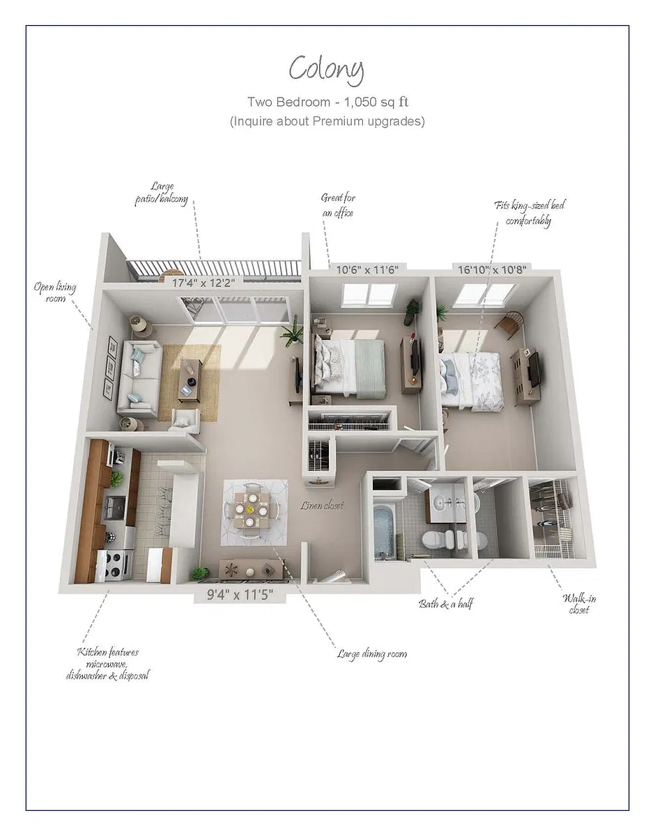 Floor plan Colony