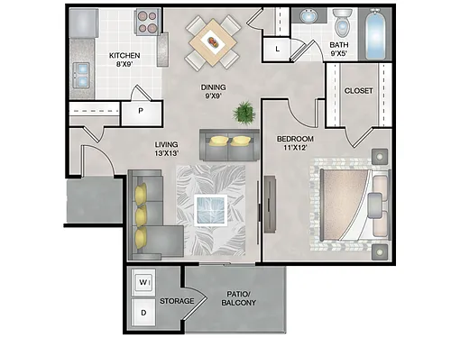 Floor plan B