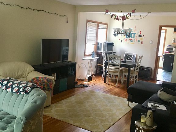 Living room opens up into Dining room