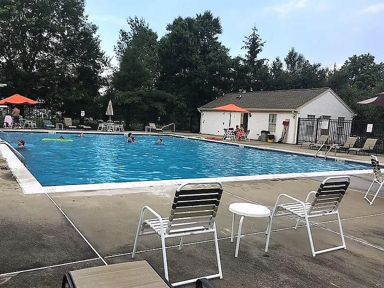Swimming pool in community