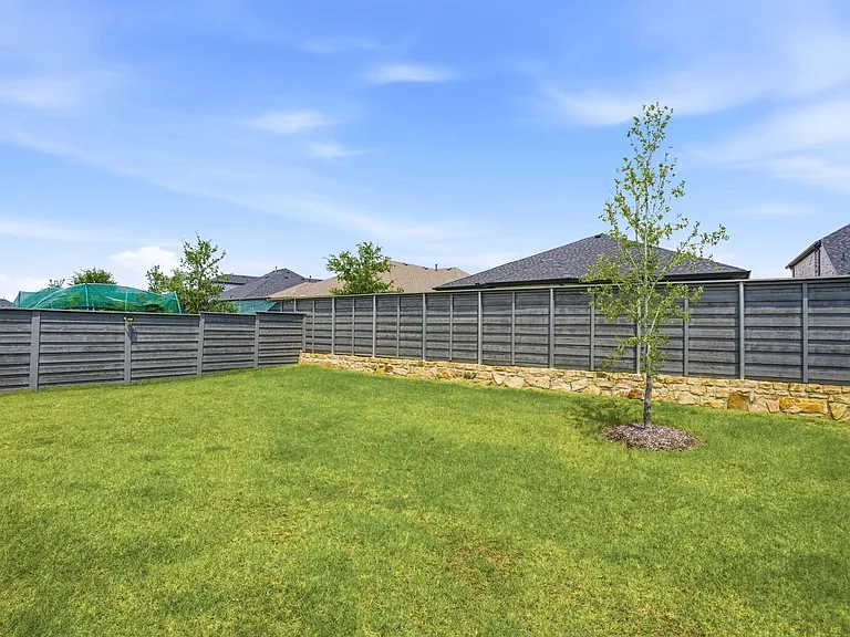 Note the privacy factor in the backyard with neighbor roofline views vs. neighbor window views.