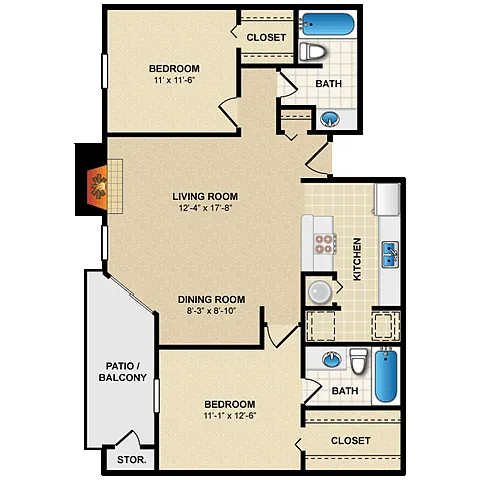 Floor plan The Sycamore