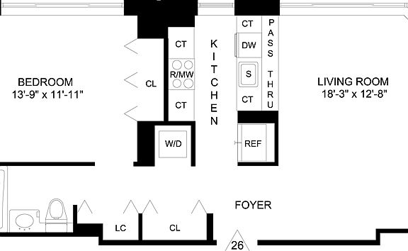 2nd image of 320 W 38th St APT 2526