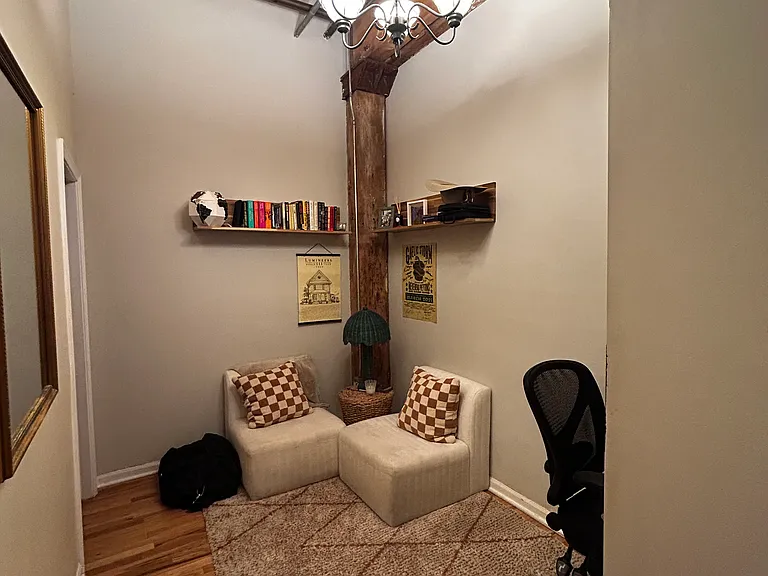 Den / office / guest room from the front