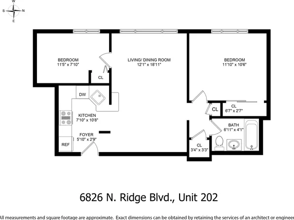 6826 N Ridge Ave, Chicago, IL