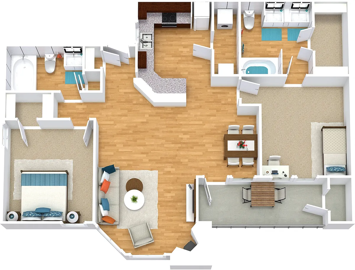 Floor plan B3