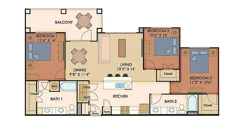 Floor plan C1