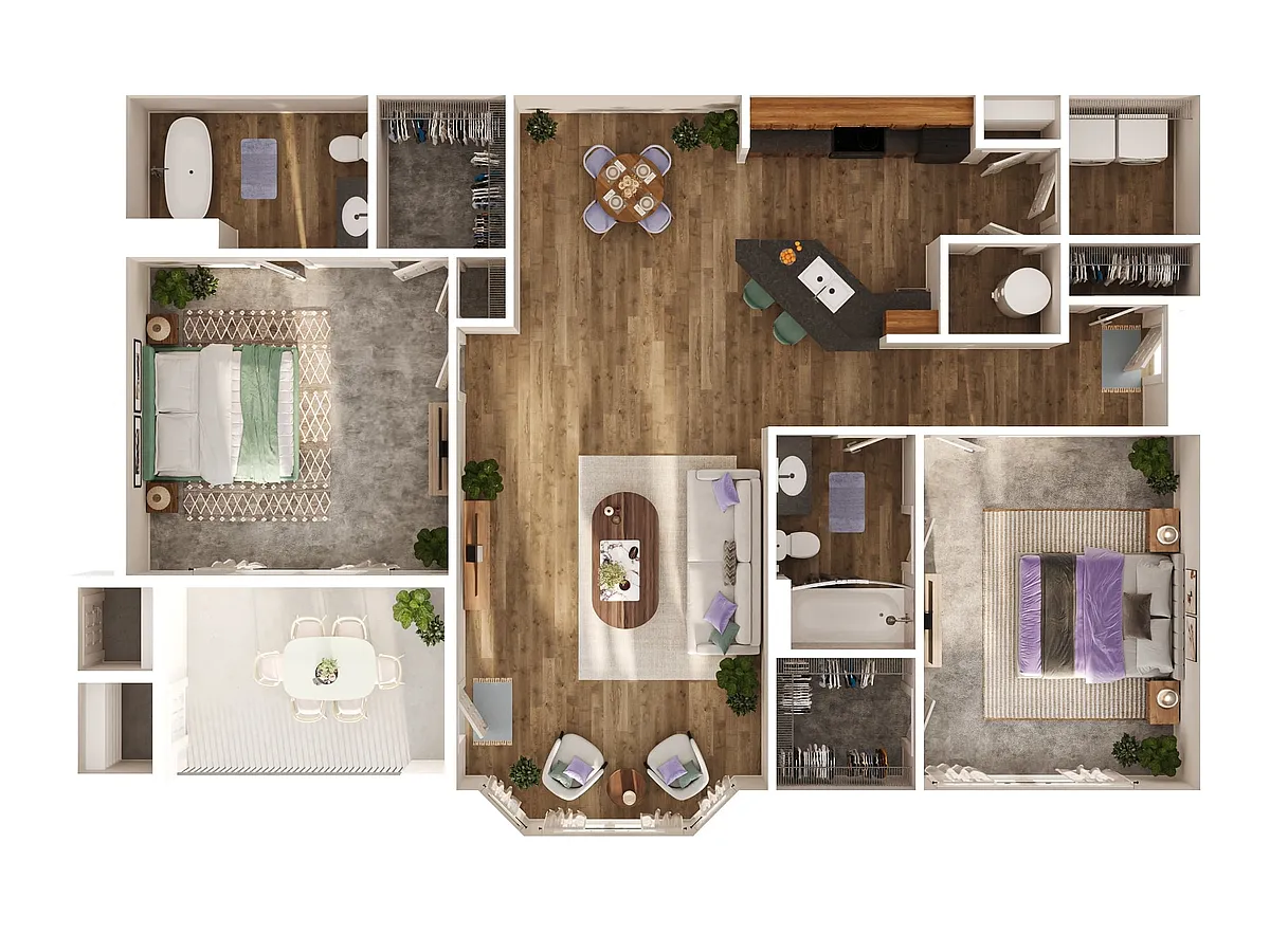 Floor plan B2 - Orleans