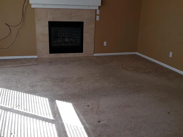 Family Room with gas fire place