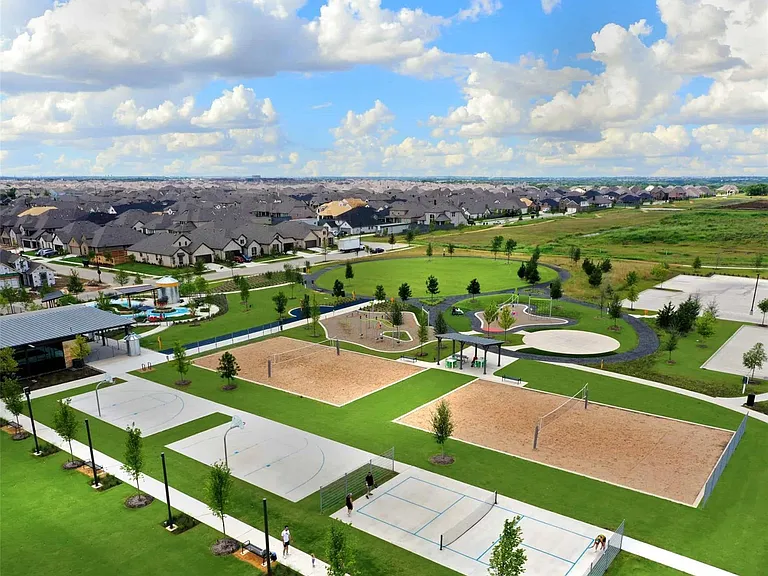 Sand volleyball, basketball and pickle ball.
