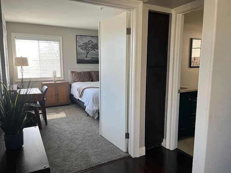 Guest bedroom and bathroom