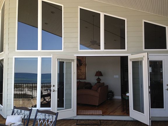 Entry from the patio