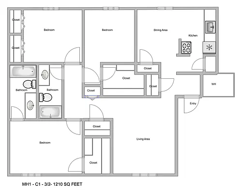 Floor plan C3