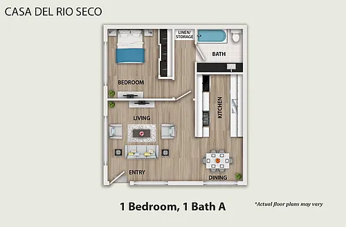 Floor plan 1 Bedroom