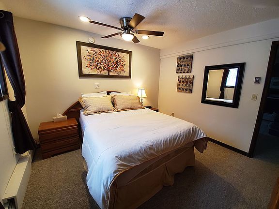 Master with ceiling fan