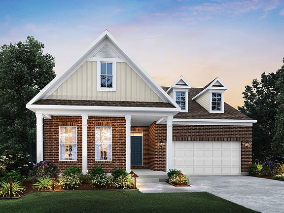 Cooper - Elevation B Optional Coach Lights and Full Brick