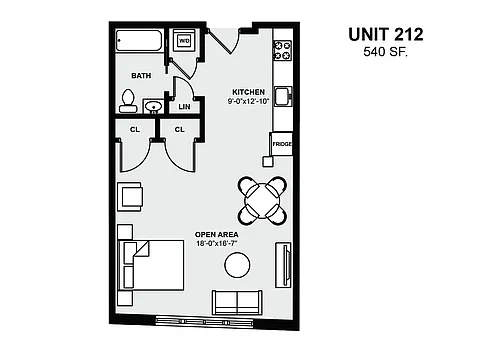 Floor plan 212