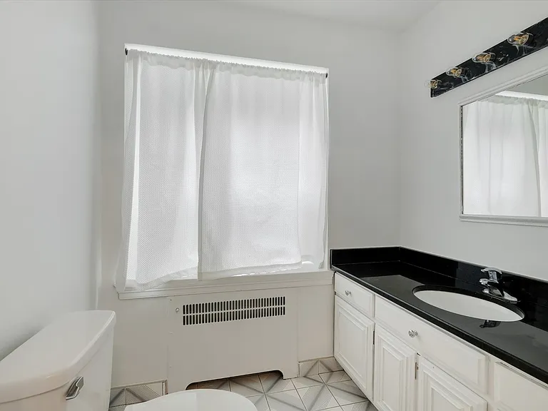 First floor powder room