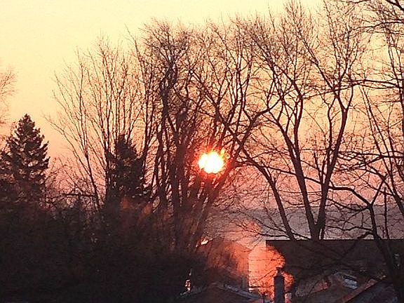 Sunrise from Master Bedroom