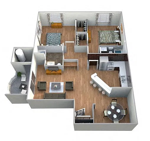Floor plan Villa Farnese