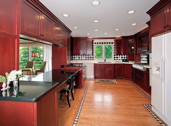 Cherry cabinetry