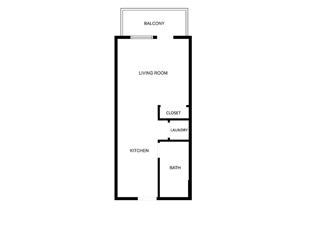 Floor plan Studio A