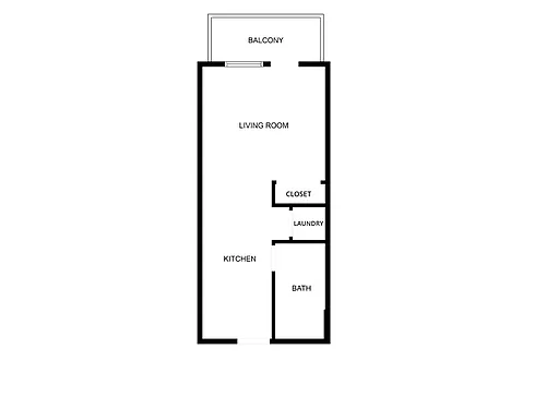 Floor plan Studio A