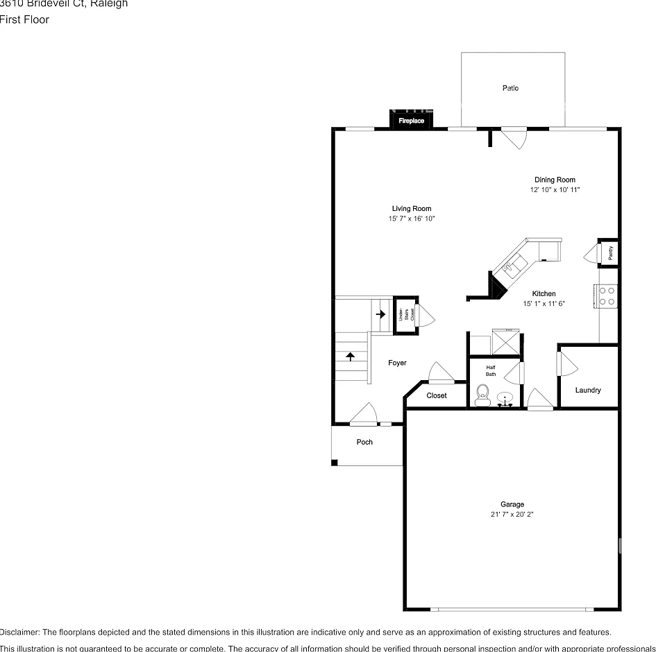 3610 Brideveil Ct Raleigh, NC 27610 — Photo 2