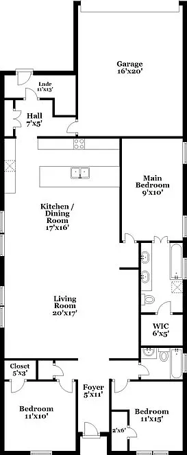 3 bed, 2.0 bath, 1587 sqft, $2,205 — Photo 2