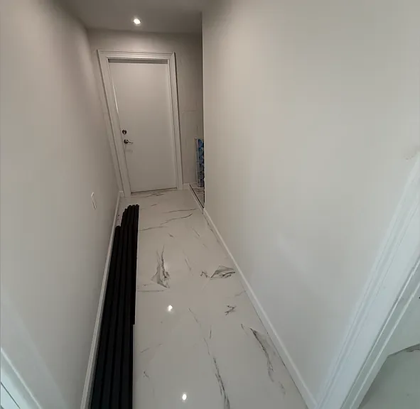 hall to laundry