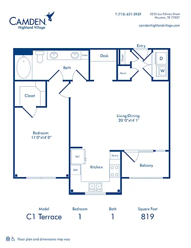 Floor plan C1 Terrace