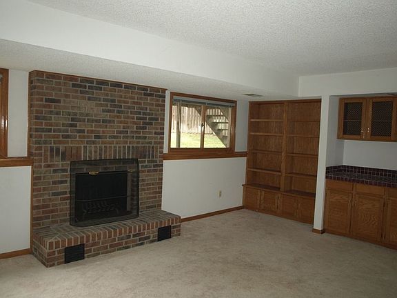 Private Office with fireplace