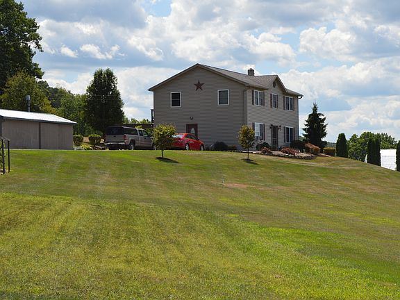 East side of house