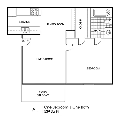 Floor plan A1
