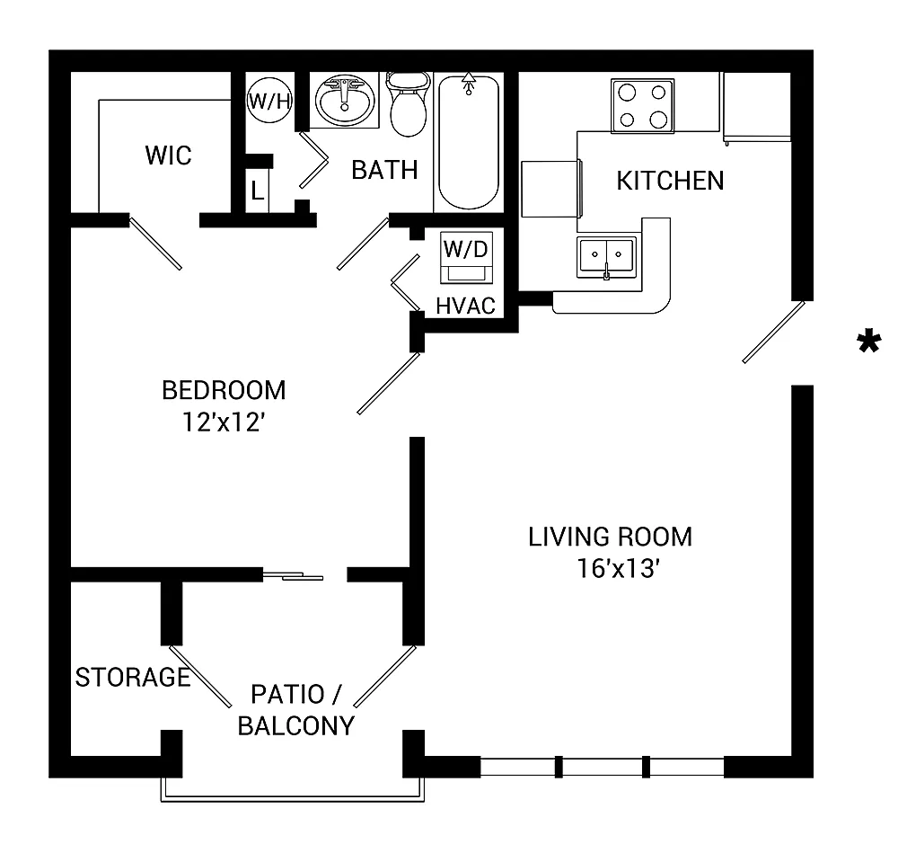 Floor plan The Amelia