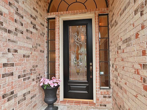 LEAD GLASS FRONT DOOR WITH SIDE LIGHTS
