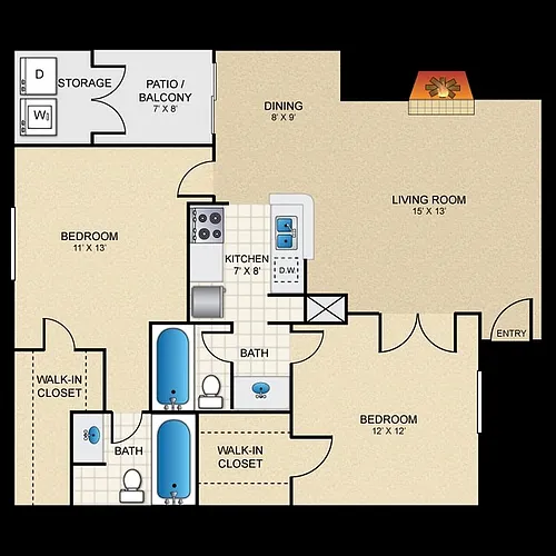 Floor plan PLAN F