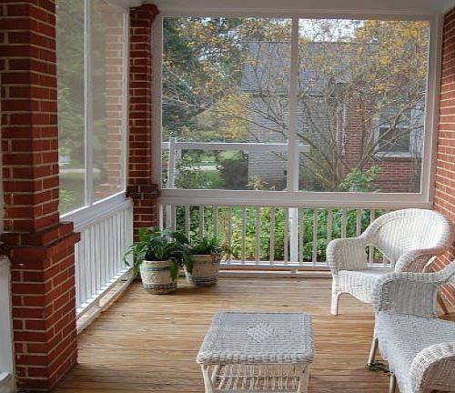 Screened Front Porch
