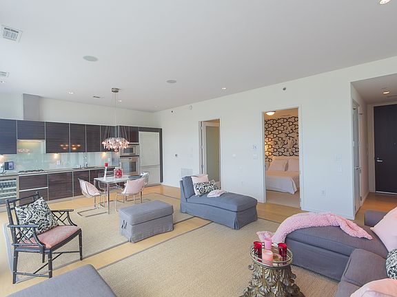 Large open living & kitchen.