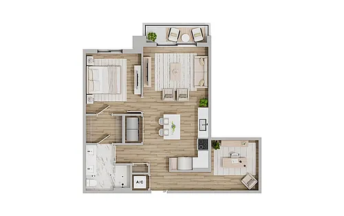 Floor plan Zinnia K