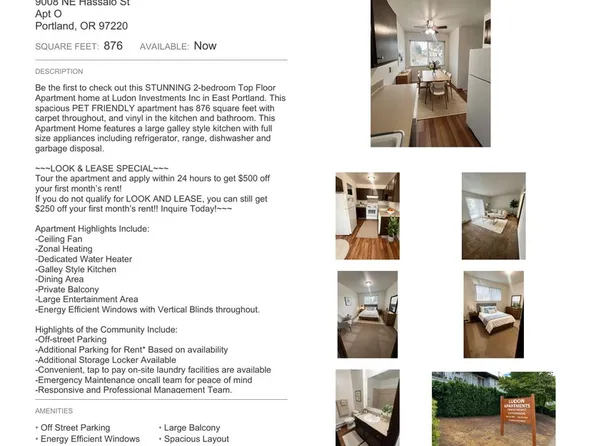 Hassalo Apartments, 9008 NE Hassalo St #O, Portland, OR 97220