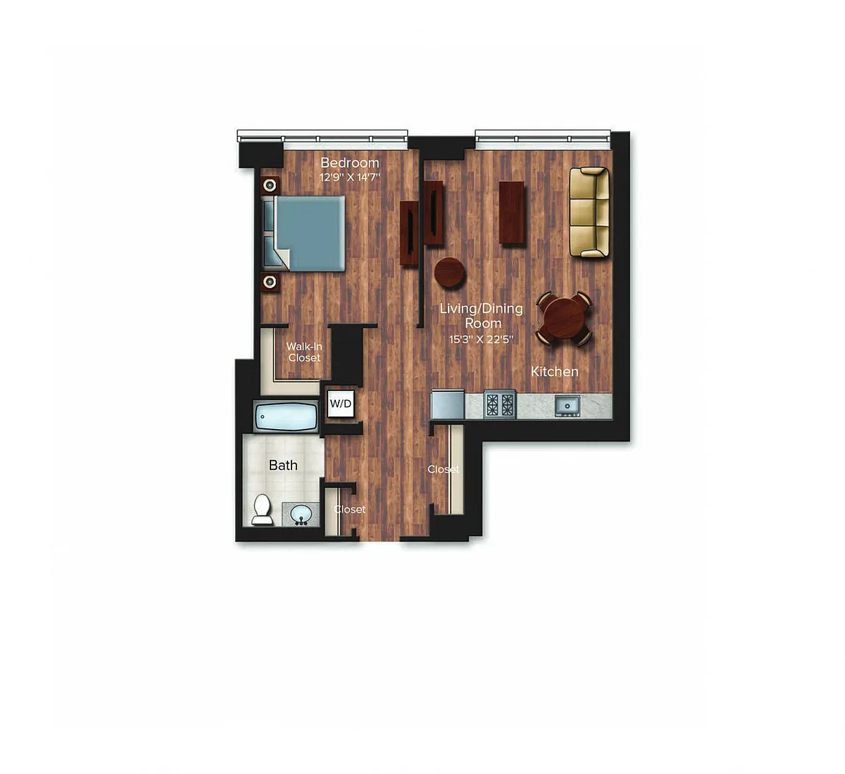 Floor plan 1D-731