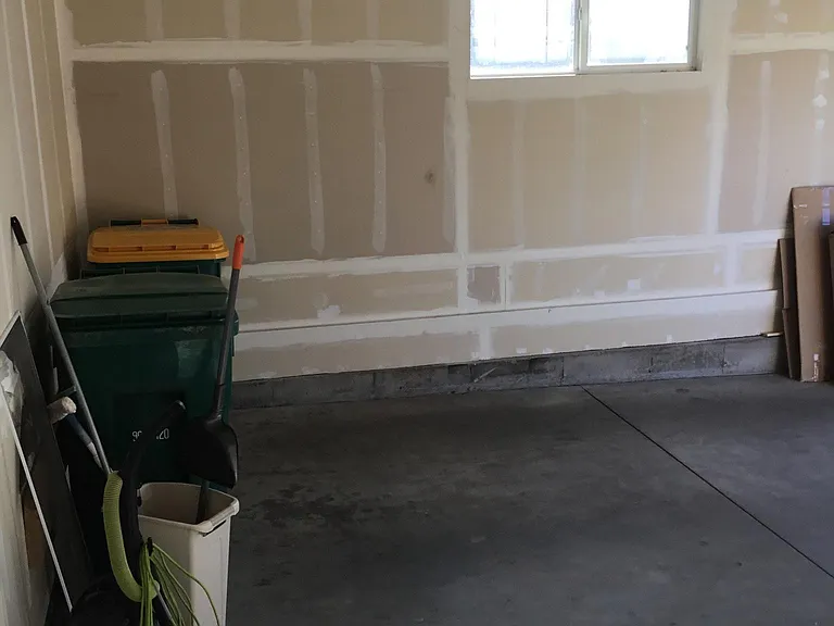 Garage, 2 car with windows high up for natural light.
