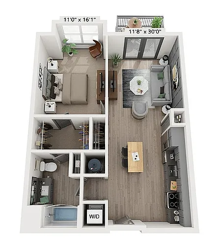Floor plan The Woodburn