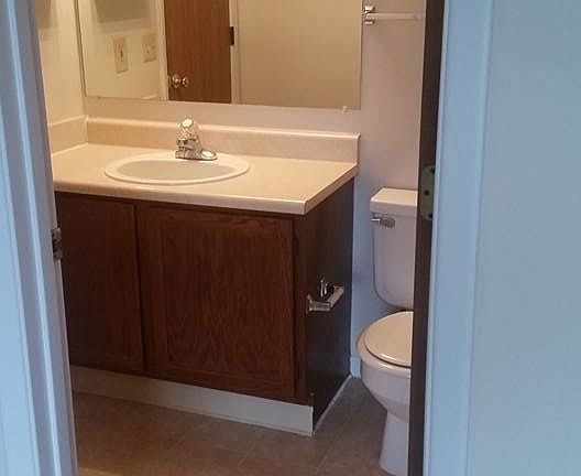 Access to bathroom from Master