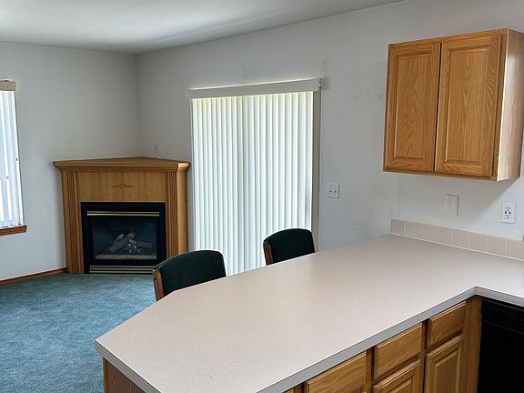 Kitchen and family room